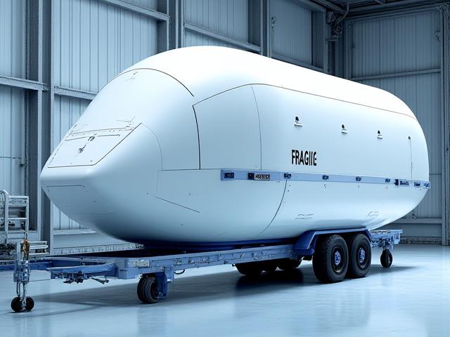 Secure aerospace components transport shroud