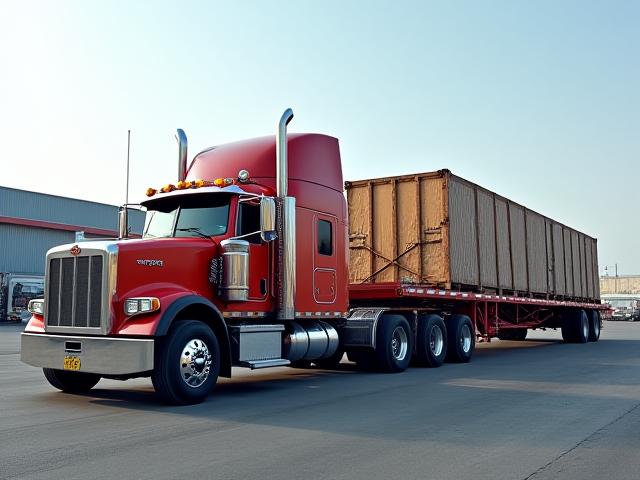 Heavy Hot Shot truck and trailer rig