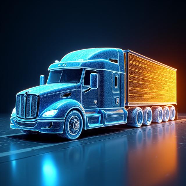 Secure digital logistics data protection concept